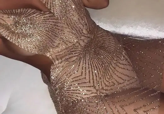 glitter dress sequin Golden Hour Sequin Mini Dress Large