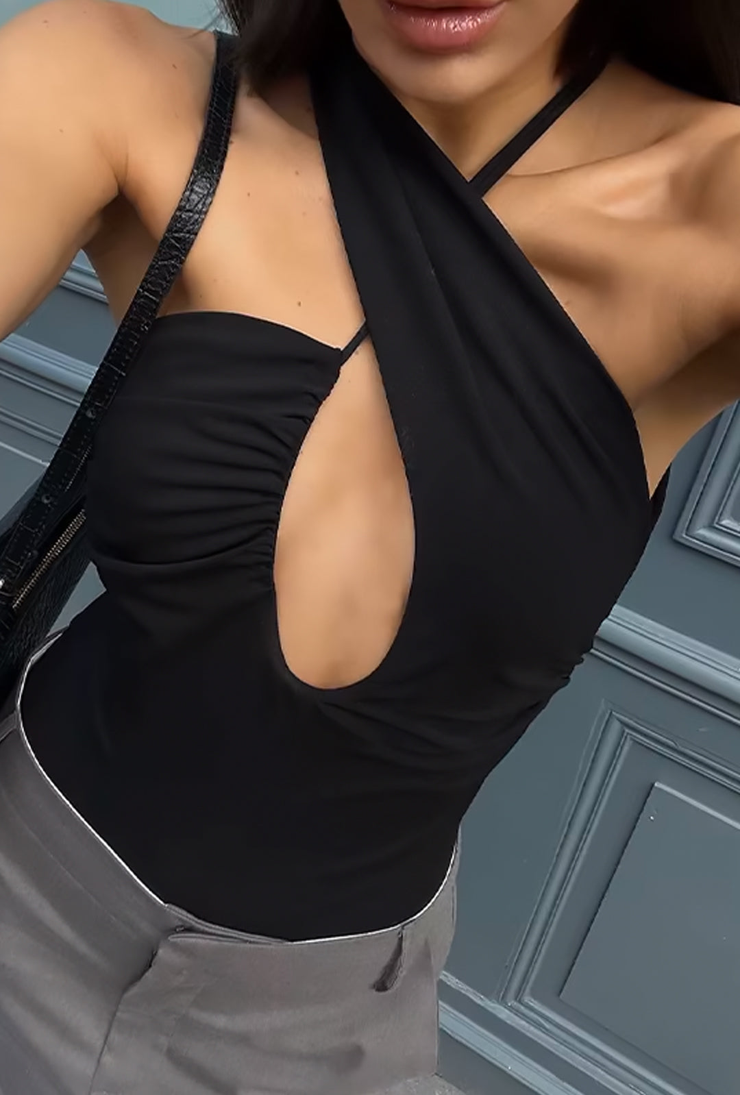 ADELEI - ASYM BODYSUIT TOP
