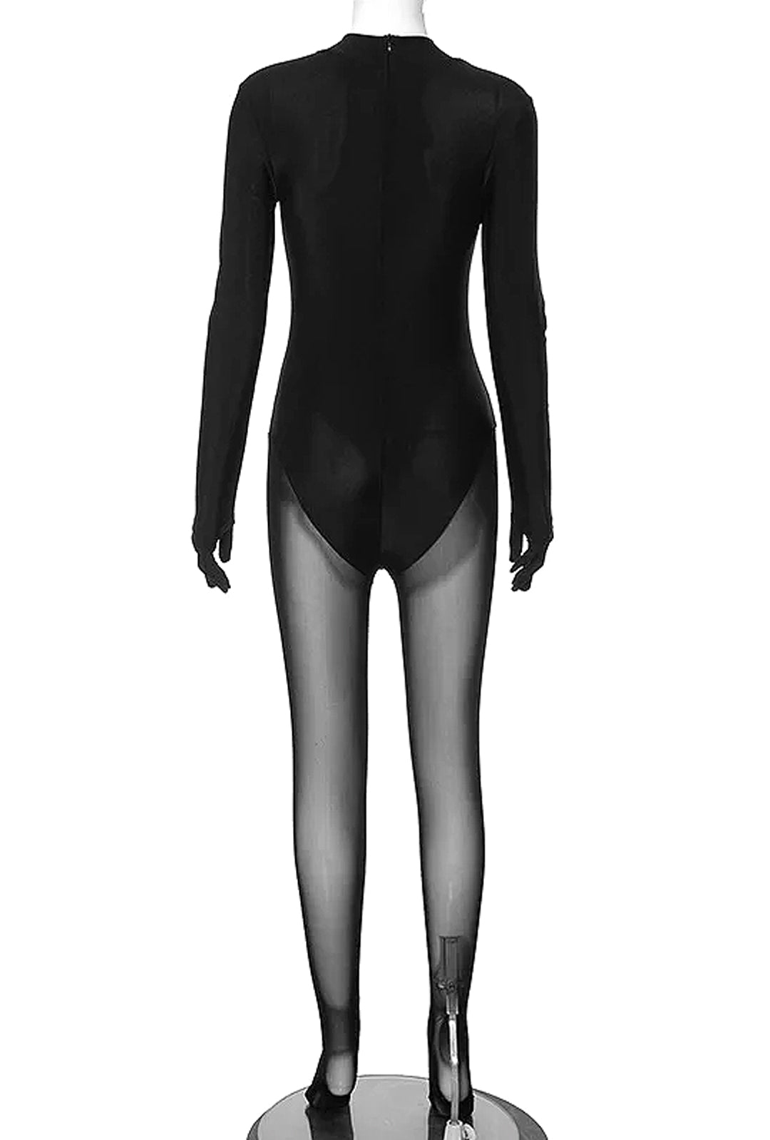 JAY - MIDRIFF WITH GLOVES STOCKING BODYSUIT