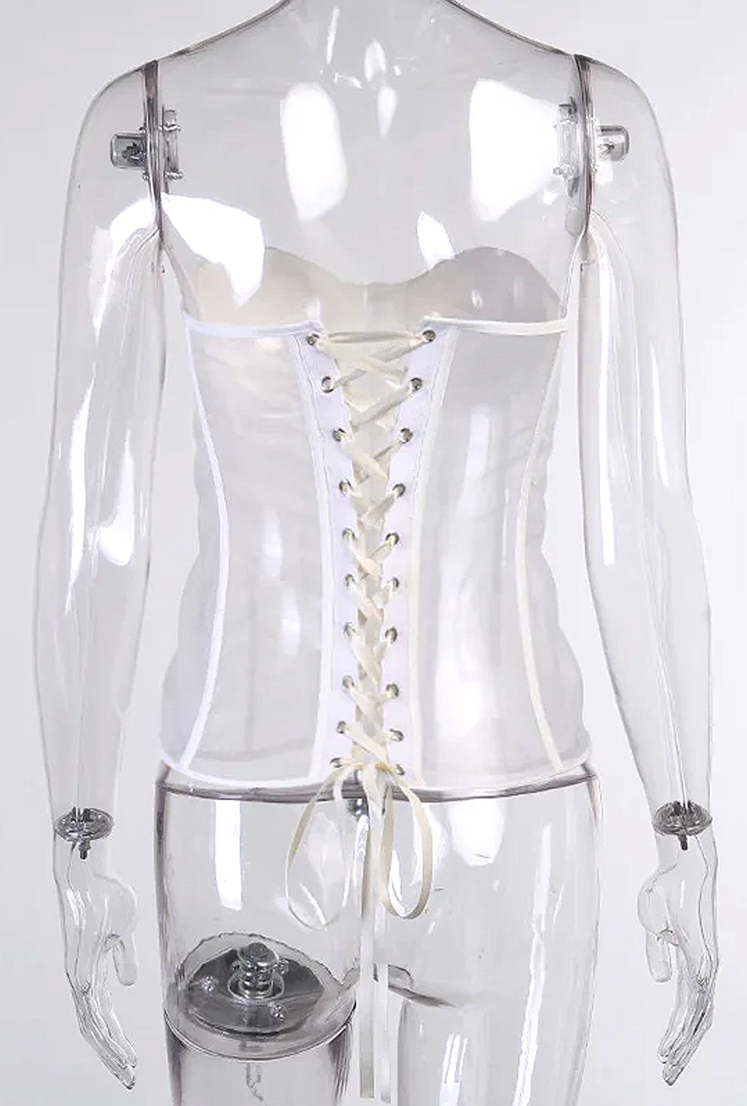 MAEGAN - SHEER BUSTIER CORSET TOP