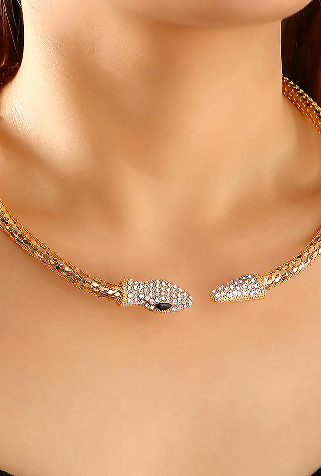 SISTINE - SNAKE CIRCULAR CHOCKER