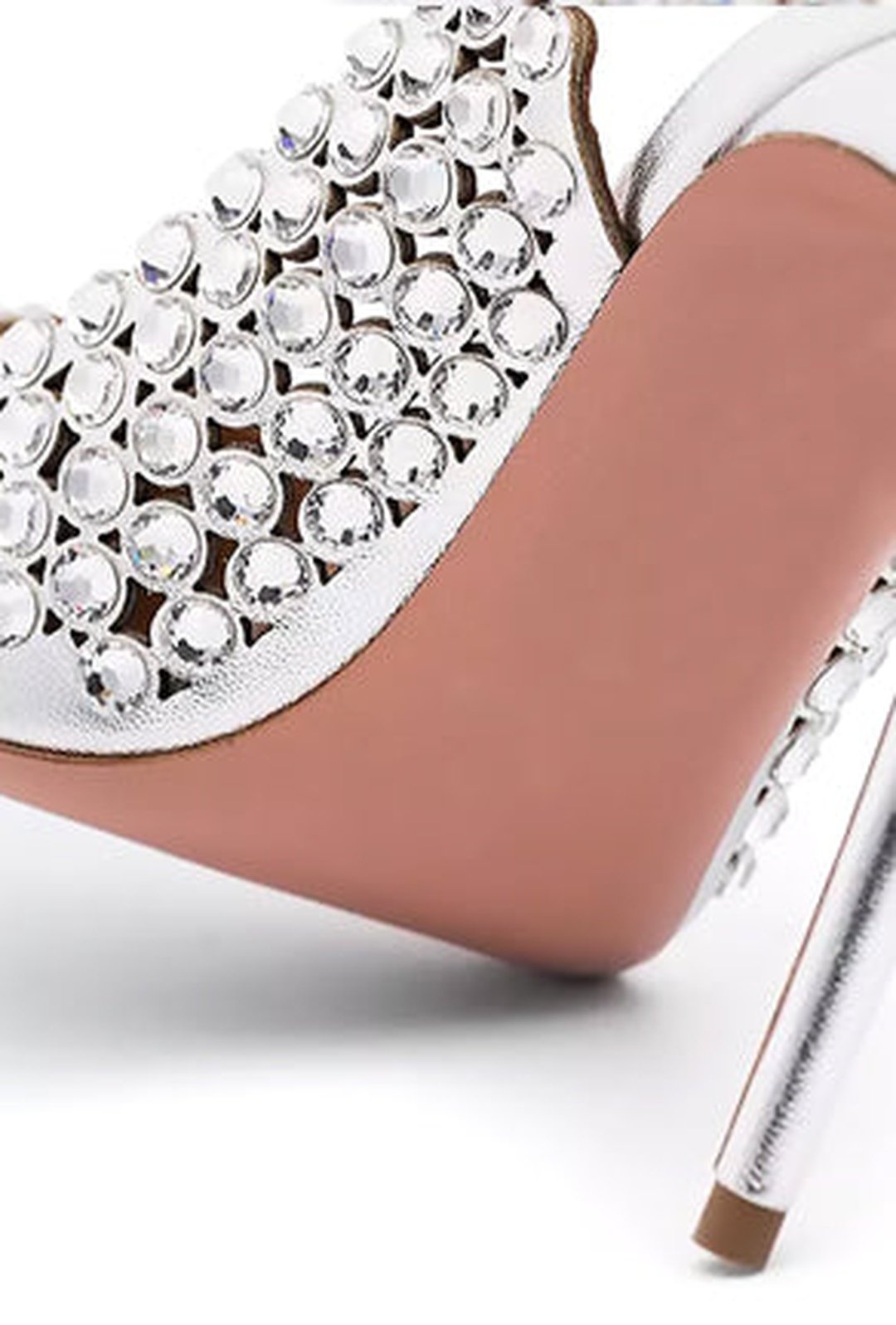 addison - rhinestone sling back heels