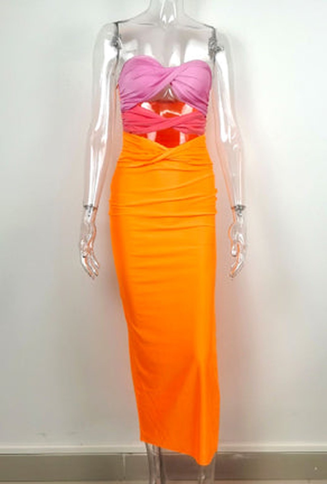 aki - twist & tied maxi dress
