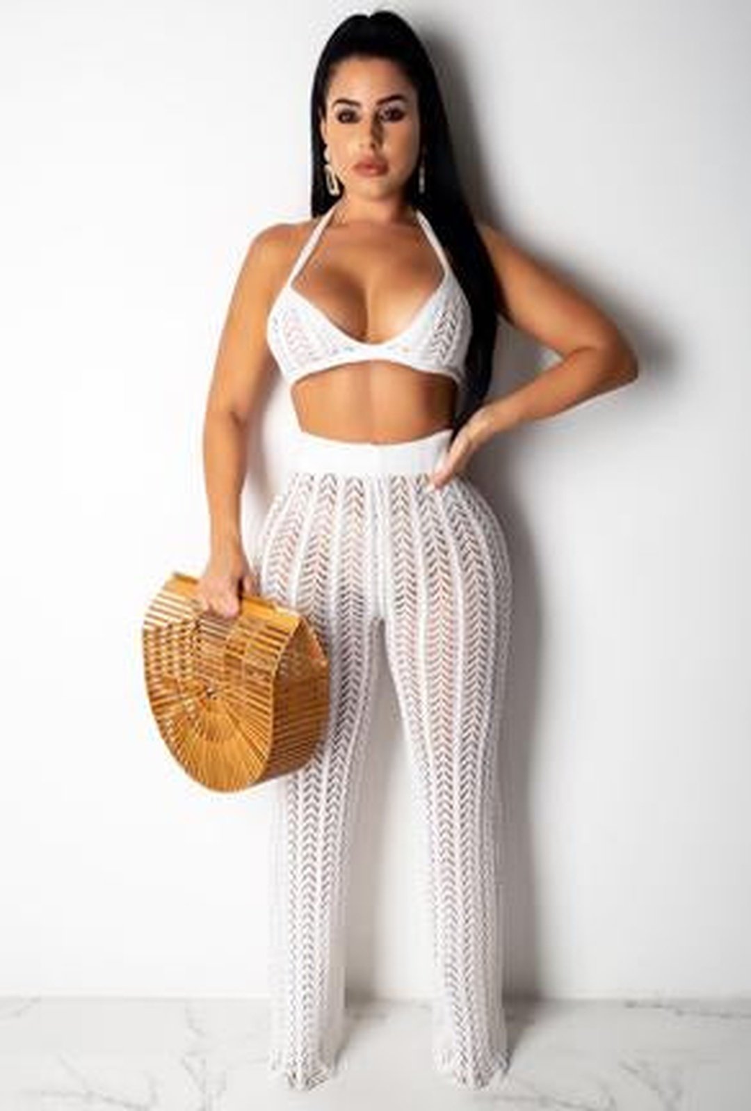 amani - knit pants 2 piece