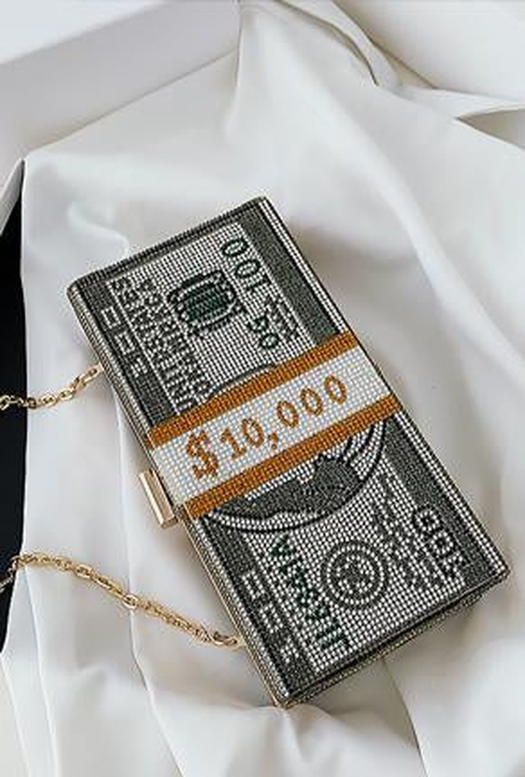 amrkca - sparkling beads money bag