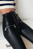 ardon - leather look jeans