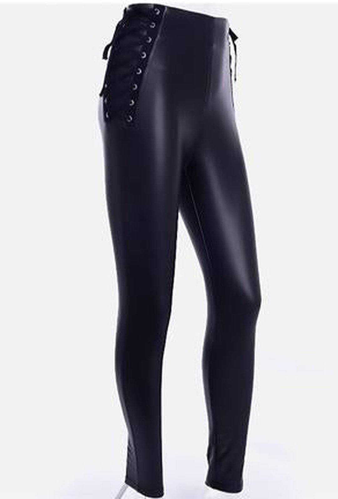 ava - leather look leggings