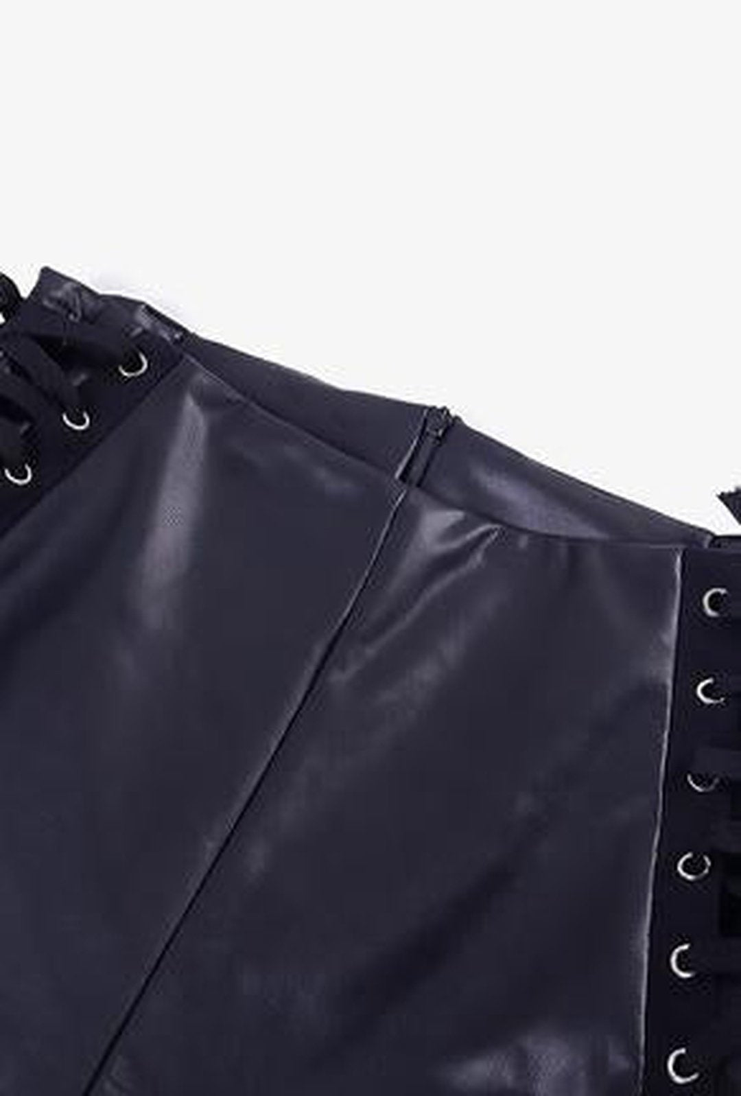 ava - leather look leggings