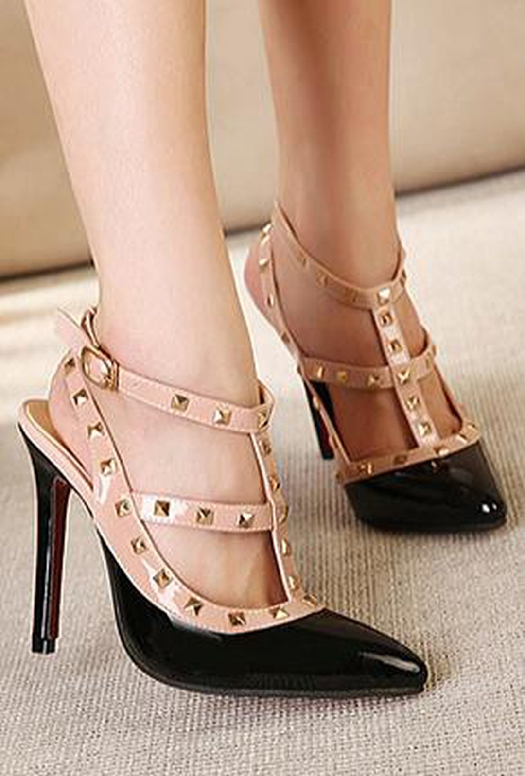 beautiful v. - studrock pumps