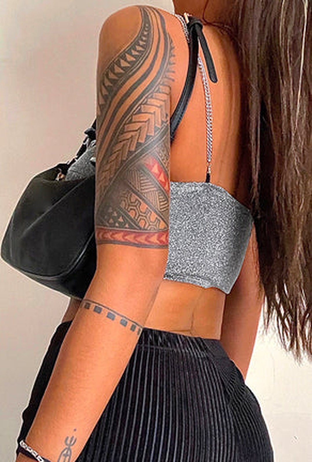 BEV - TOP BUSTIER CROP LUREX