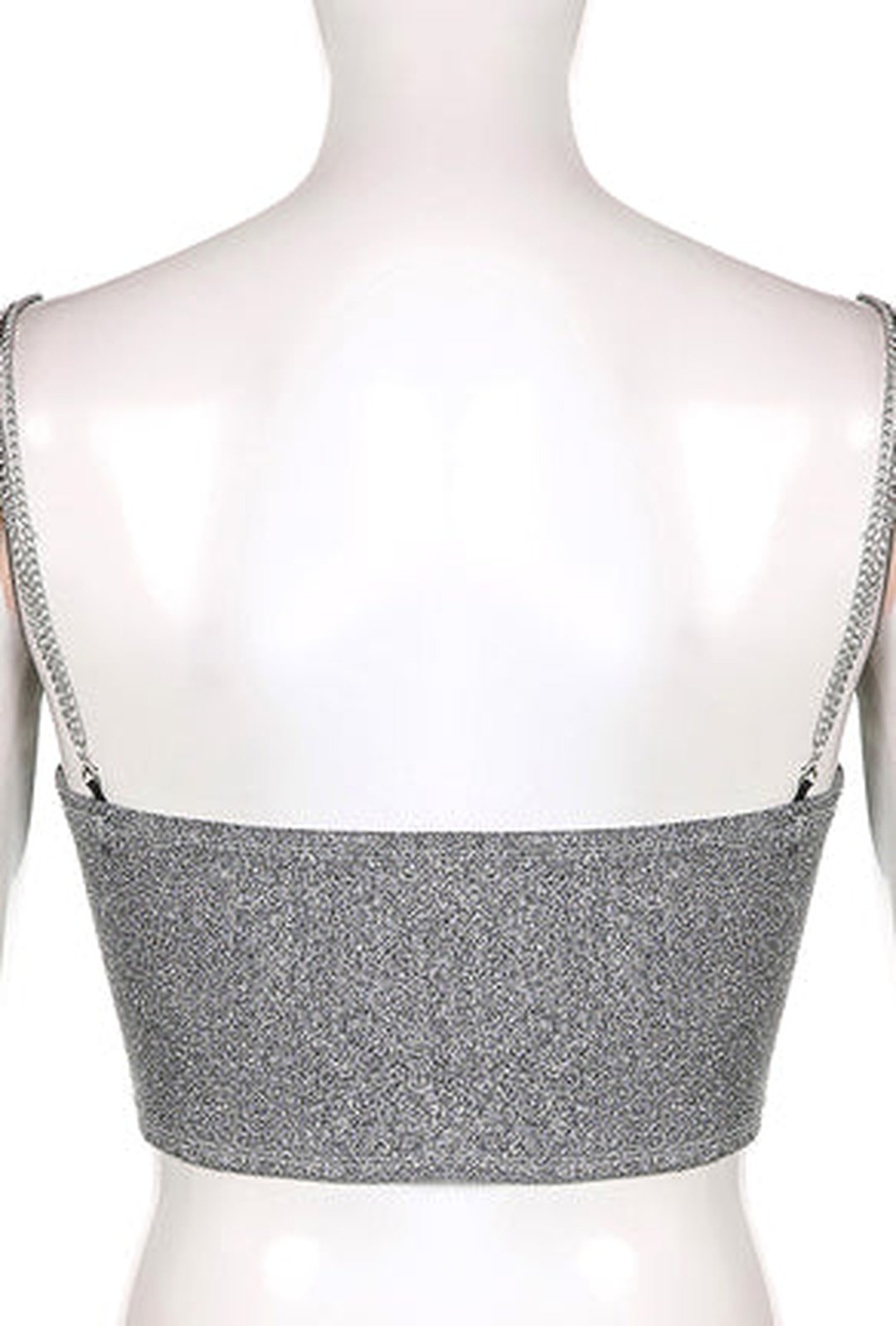 BEV - TOP BUSTIER CROP LUREX