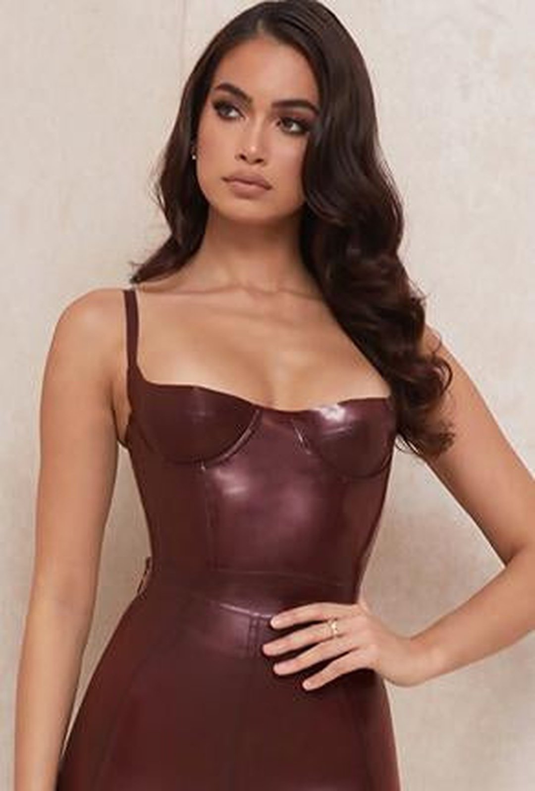 BRIA - BODY BUSTIER IN PELLE