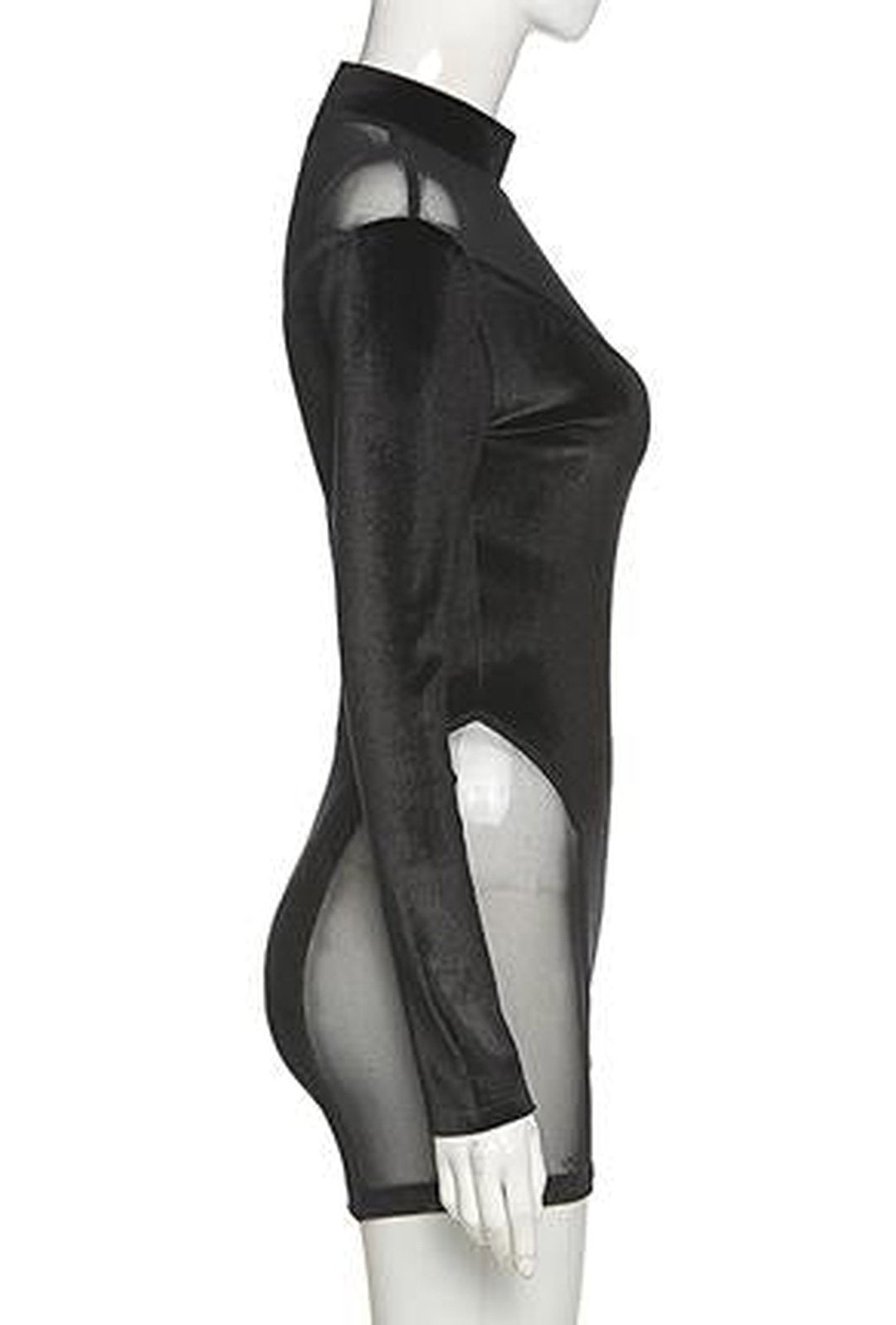 YANNA - VELOUR ROMPER BODYSUIT