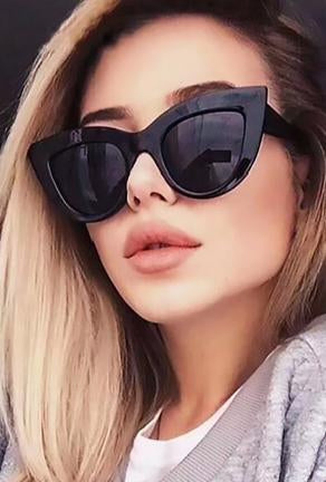 CATI - OVERSIZED CAT EYES SUNGLASSES display picture 1