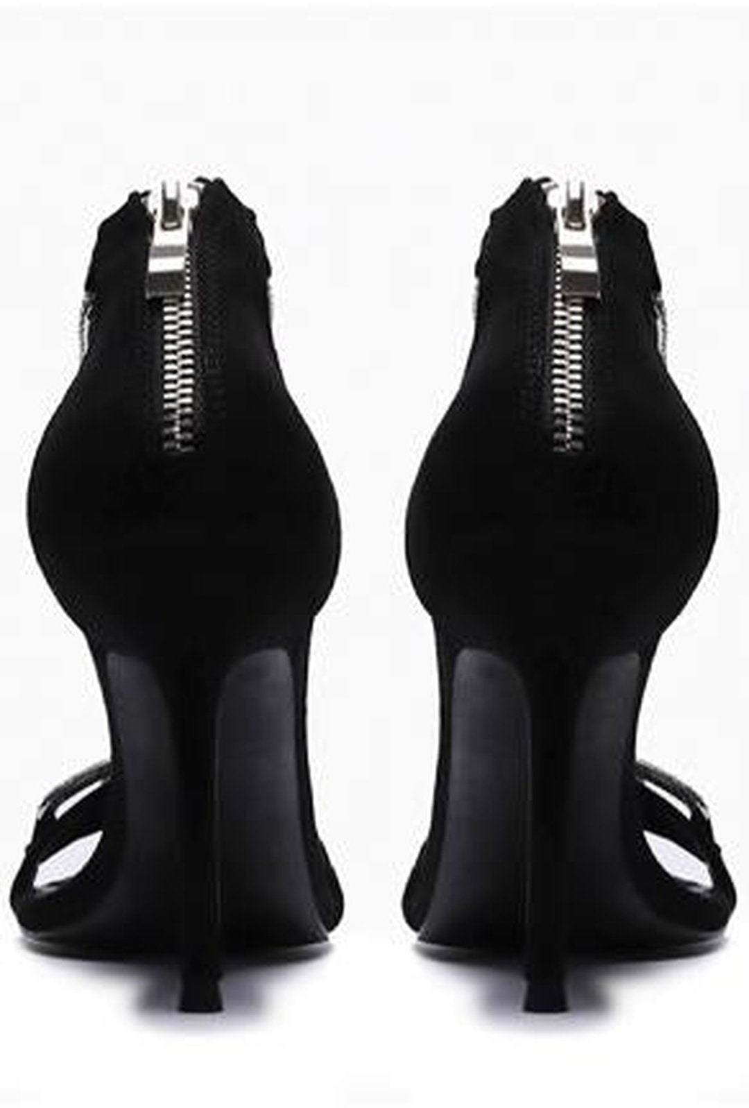 CENDI - CHAIN RHINESTONE HEELS