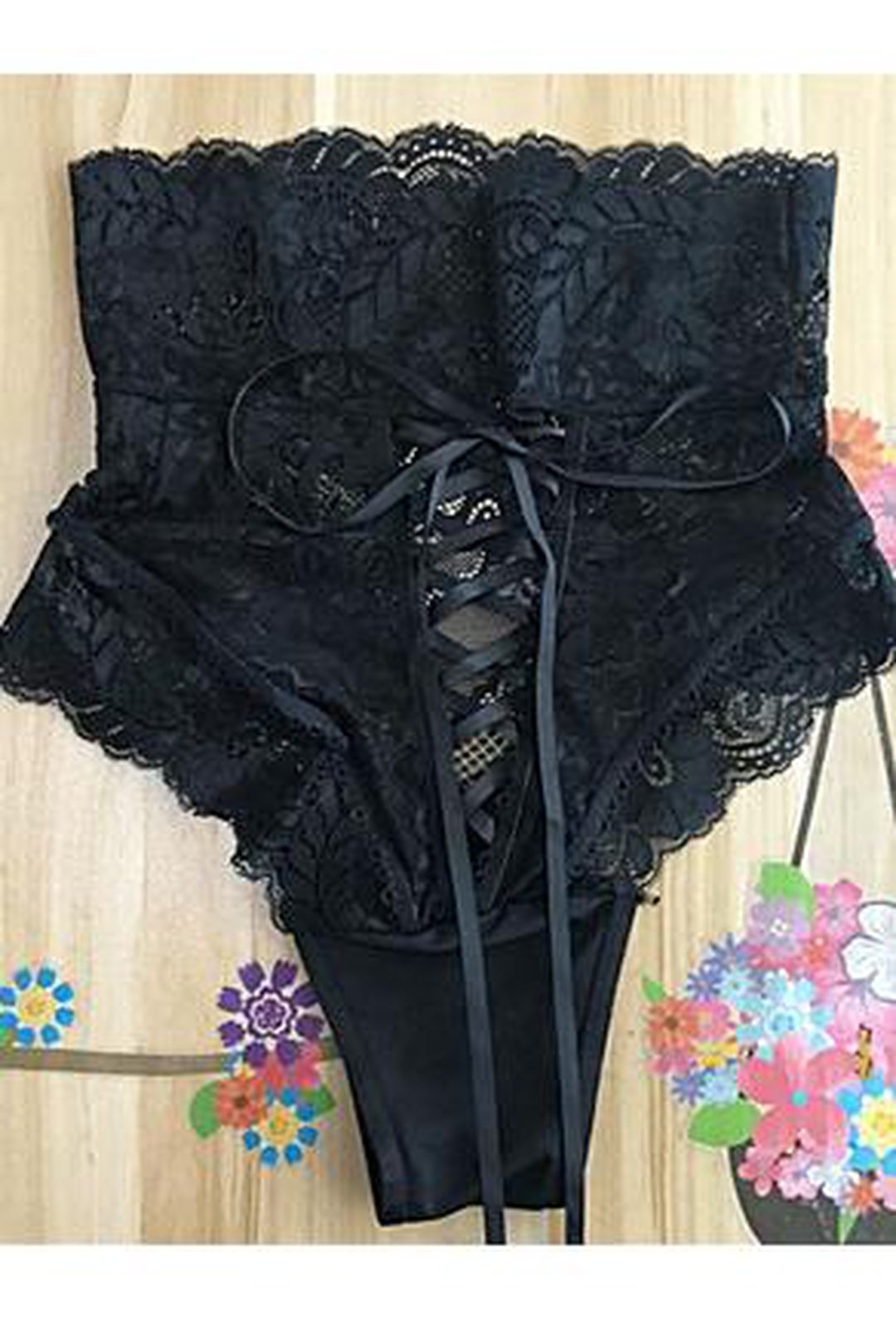 COCO - SLIP LINGERIE CON SCHIENA IN PIZZO