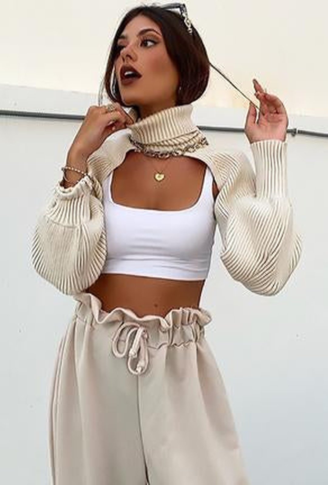 DORA - TOP MAGLIA CROP