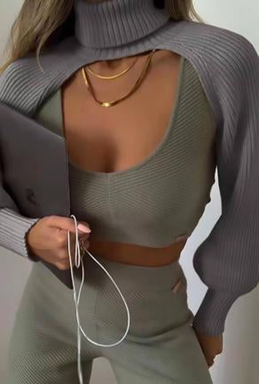 DORA - TOP MAGLIA CROP