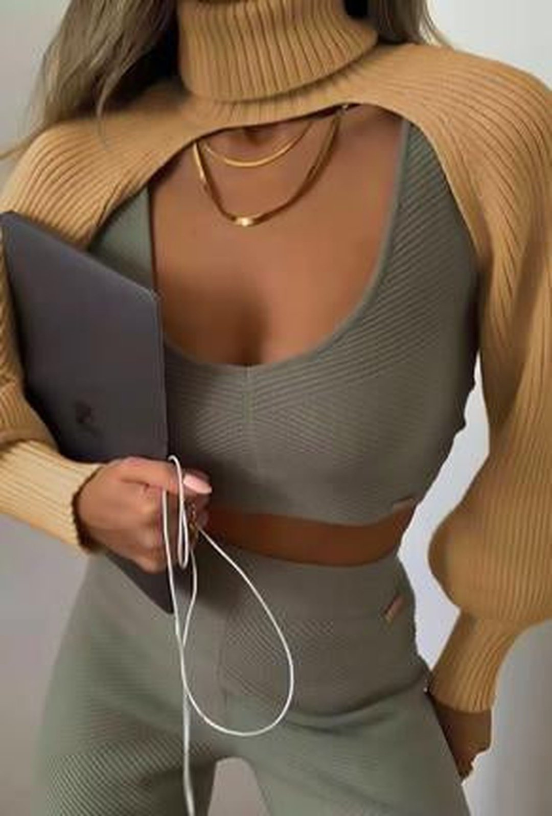 DORA - TOP MAGLIA CROP