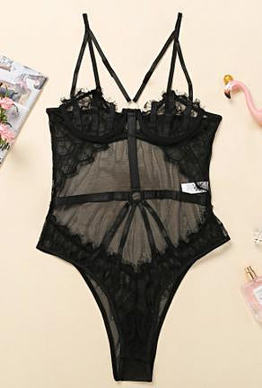 FRANCISCA - LACE LINGERIE BODYSUIT