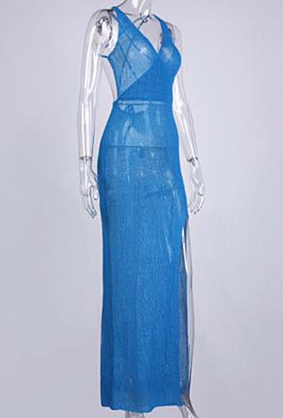 GEIL - SHEER KNIT MAXI DRESS