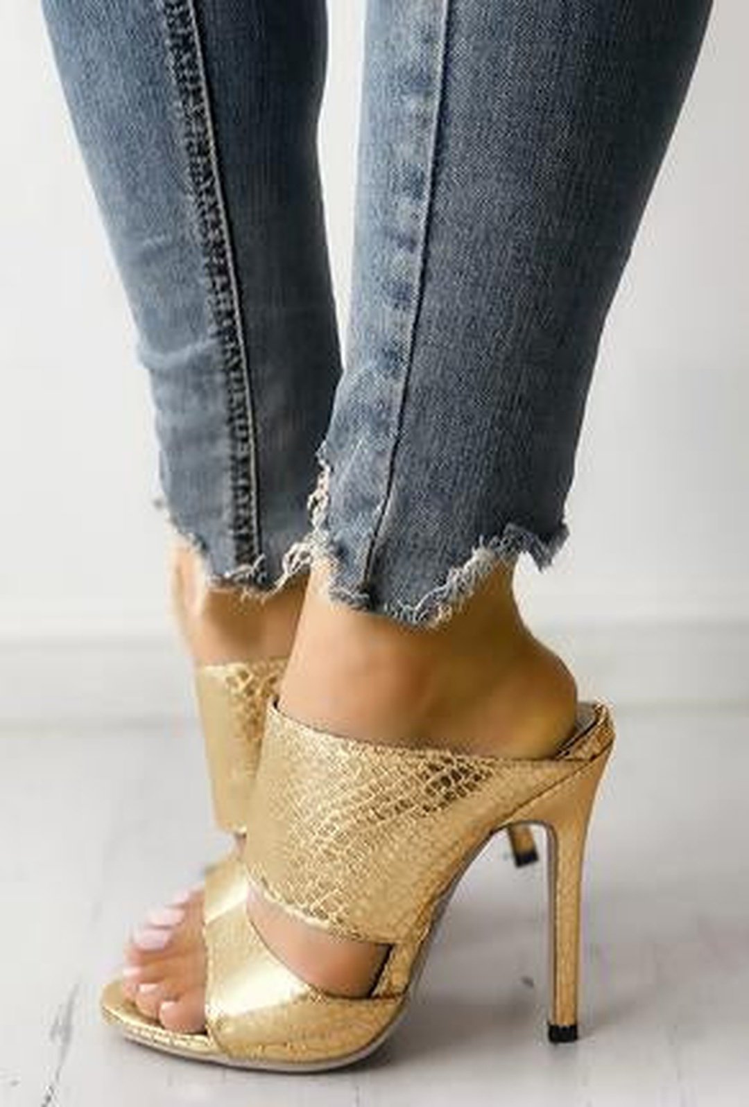 GRACE - SANDALI MULE ORO