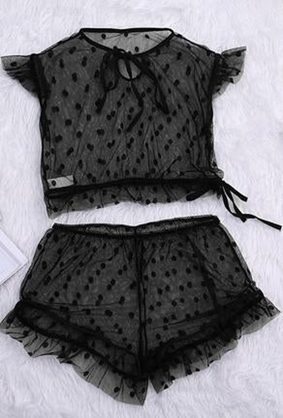 KEY - MIDRIFF LINGERIE SET