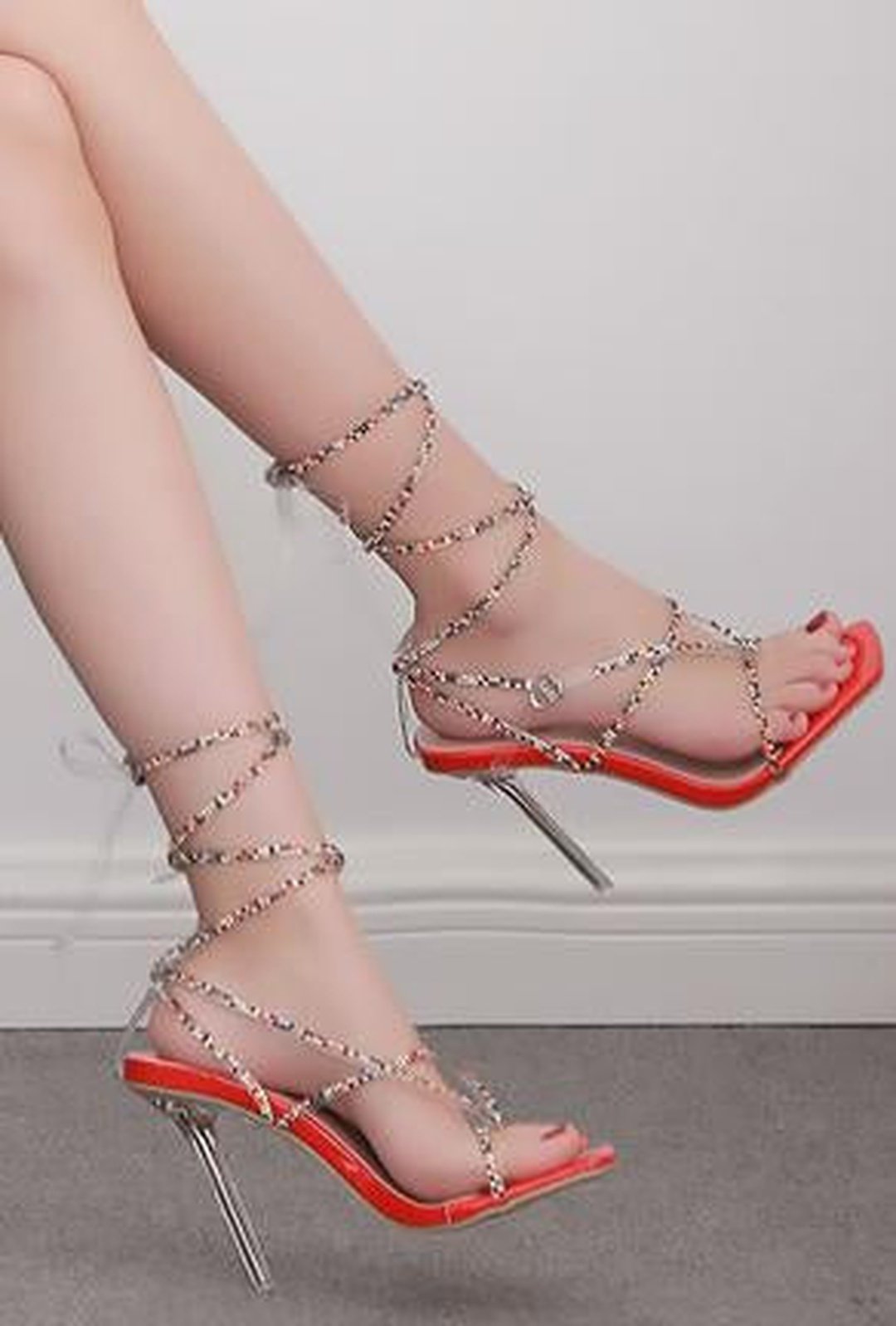 KHADINE - RHINESTONE SANDALS