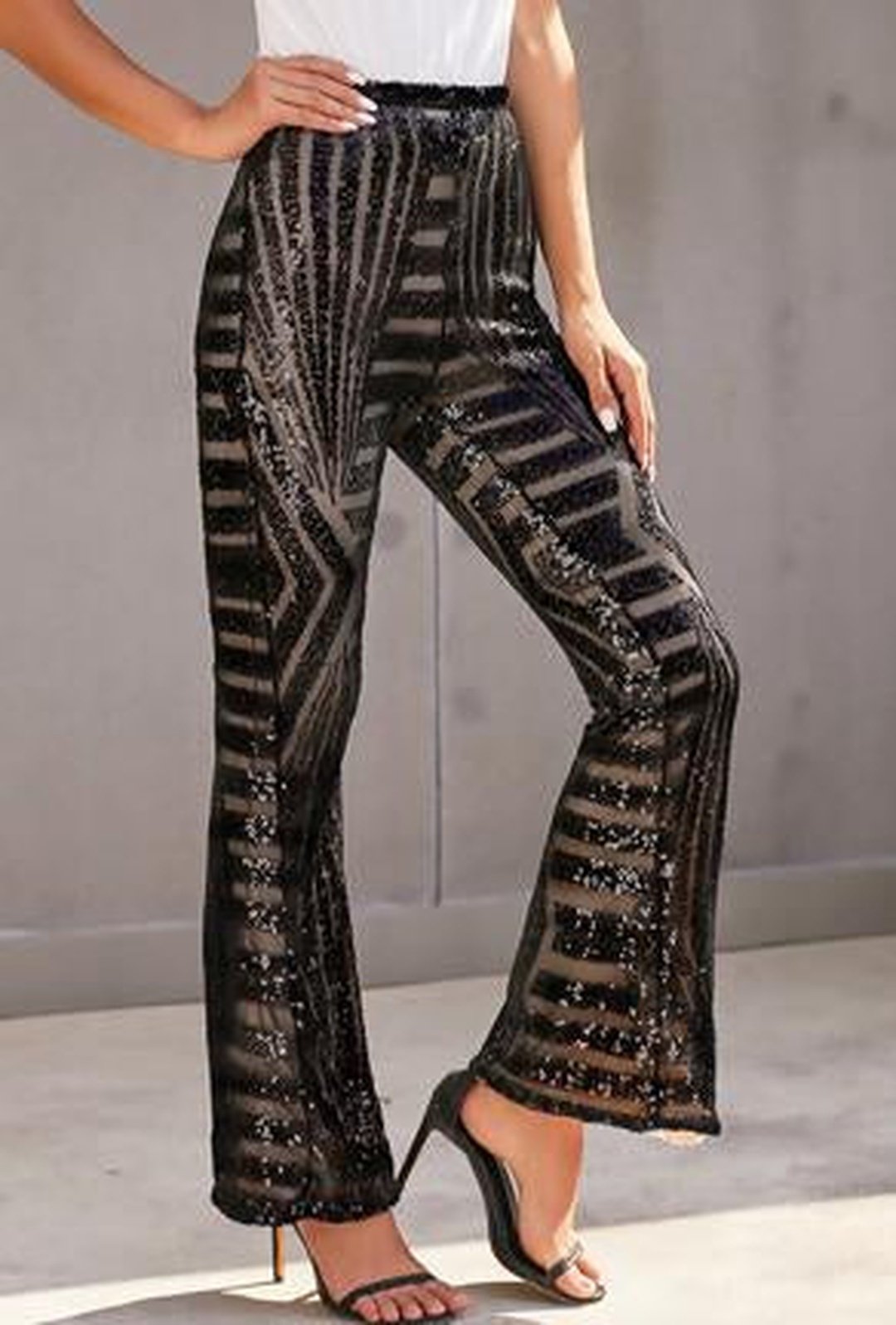 KHLOE - PANTALONES GLITTER