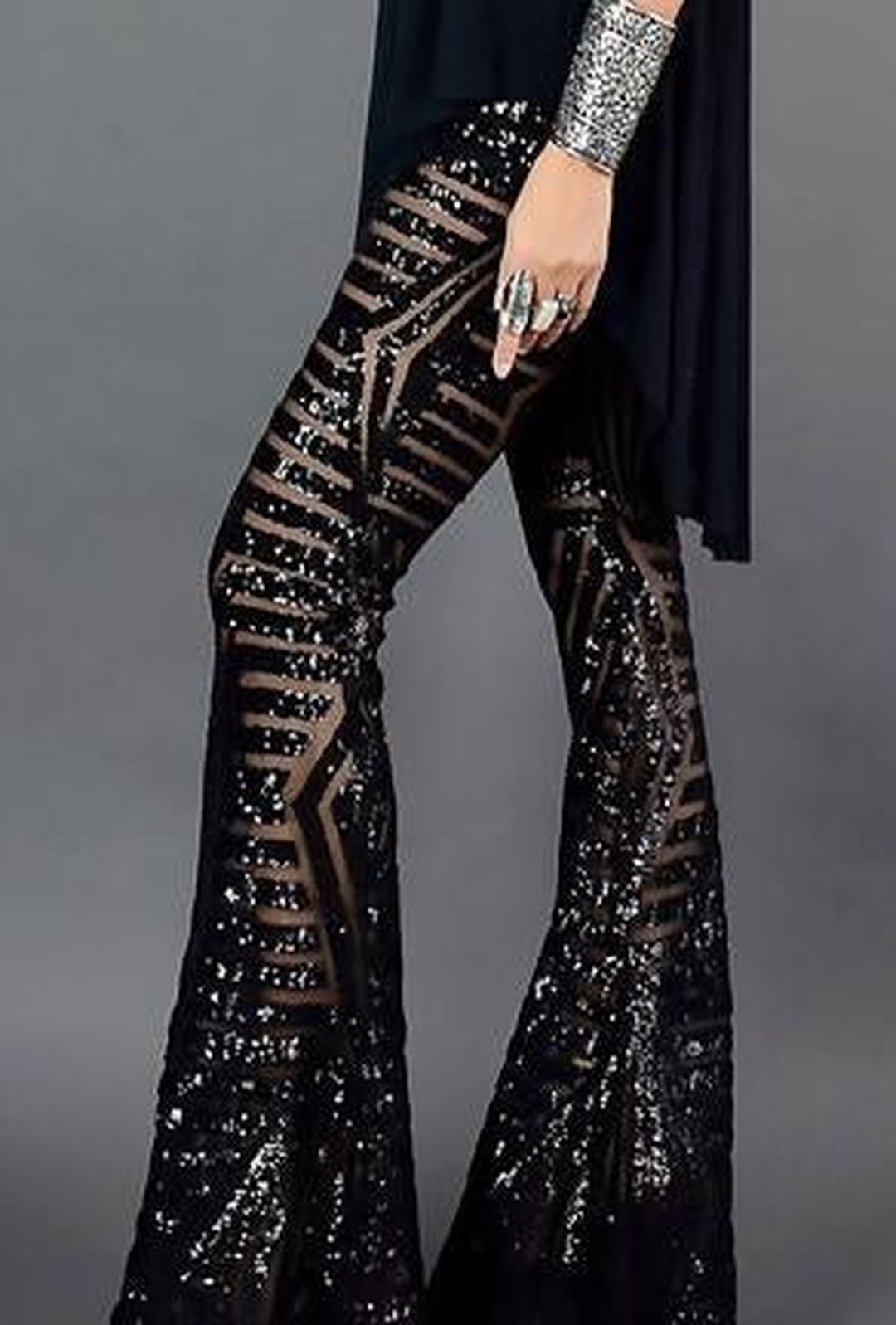 KHLOE - PANTALONES GLITTER
