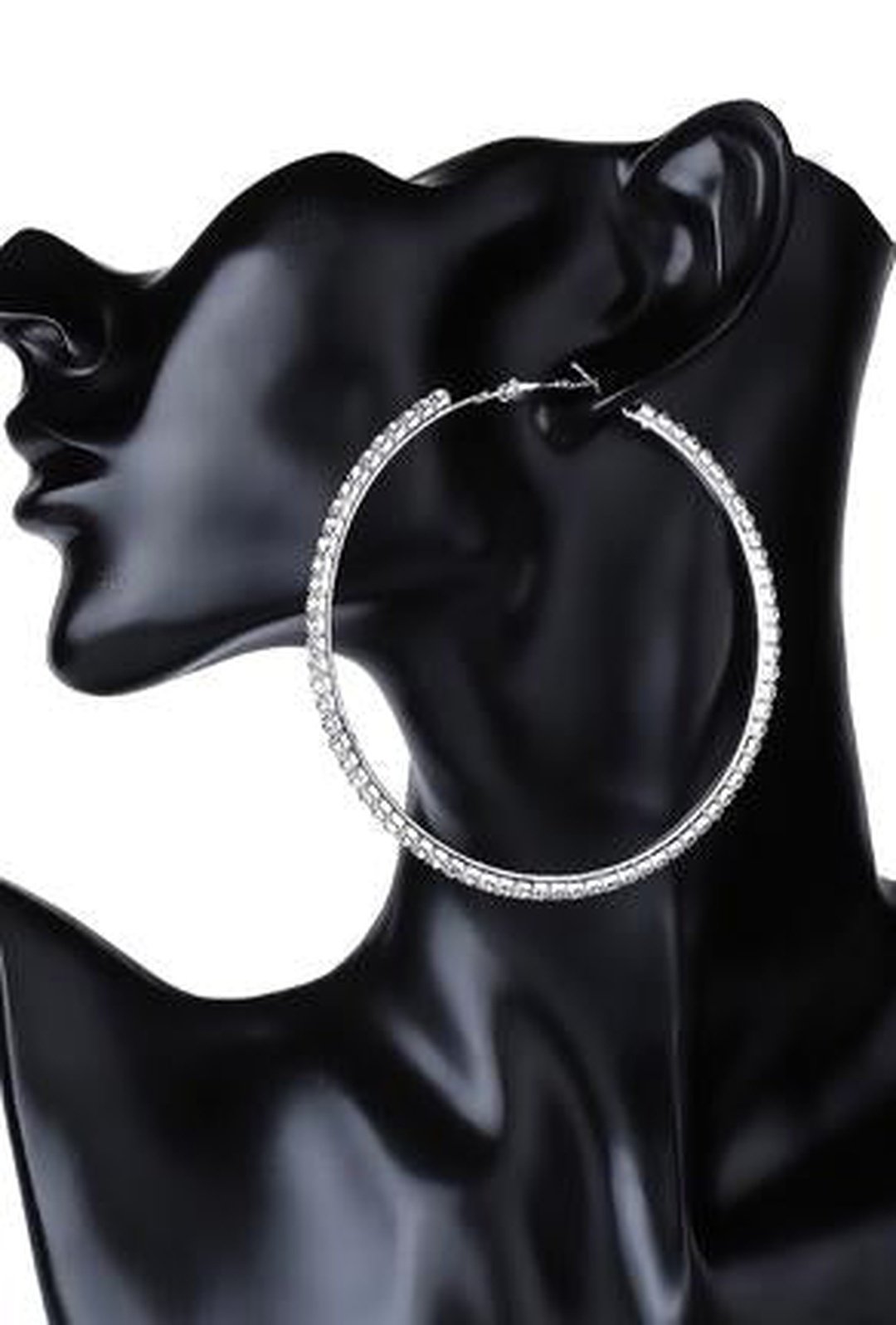 KIRSI - DIAMANTE HOOP EARRING