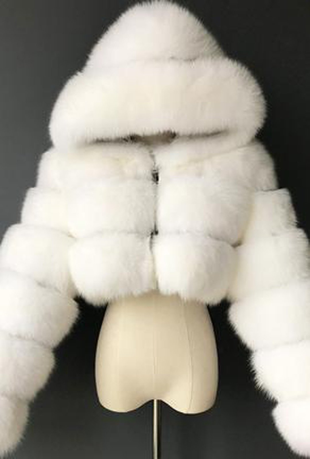 K'ERA - CHAQUETA DE PIEL CON CAPUCHA BELERO