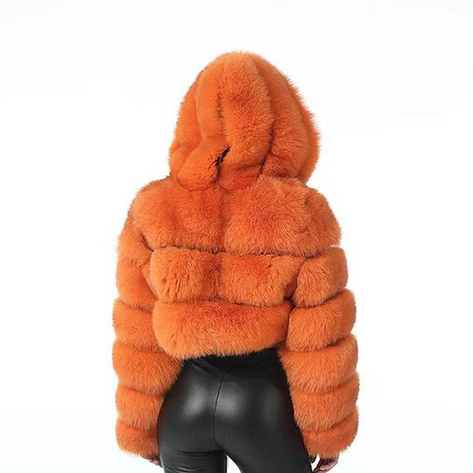 K'ERA - CHAQUETA DE PIEL CON CAPUCHA BELERO