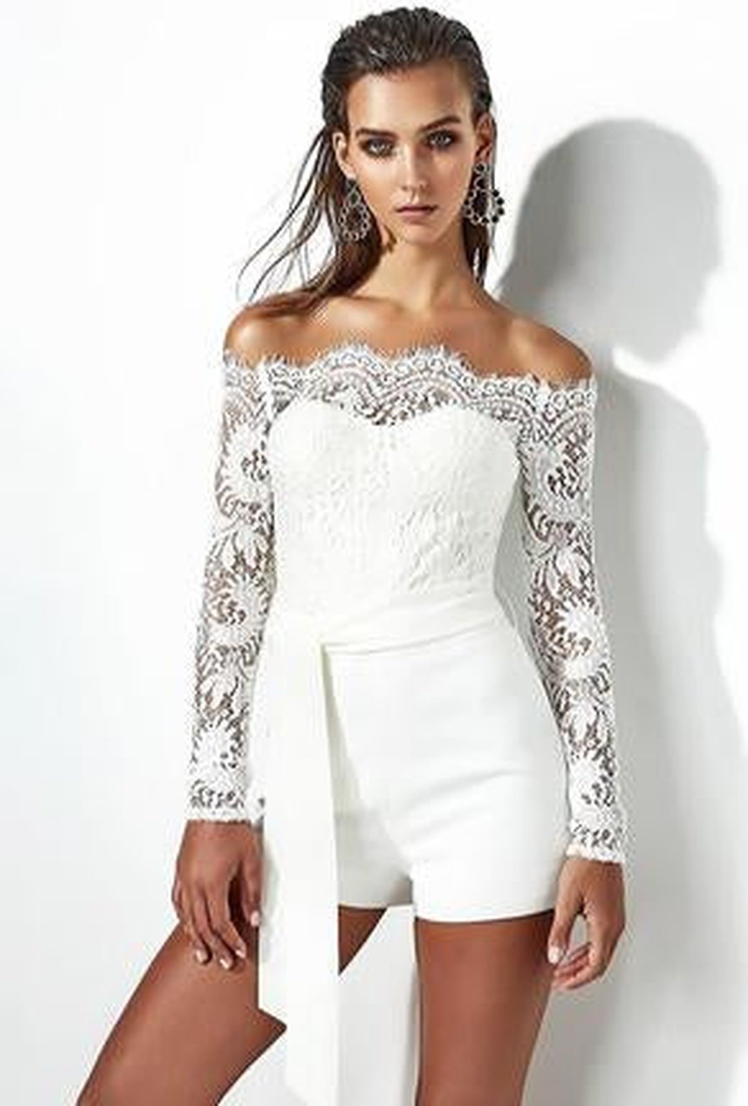 LESSIE - TRAJE DE 1 PIEZA CON TOP DE ENCAJE
