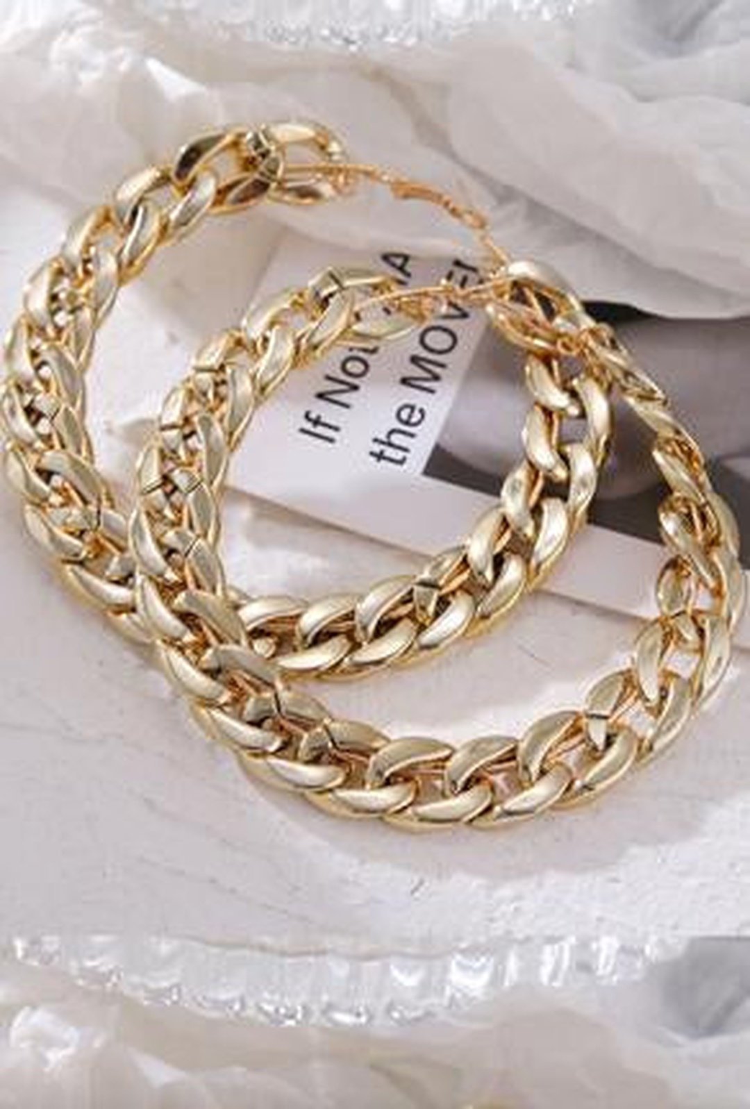 LIBI - LINK HOOP EARRING