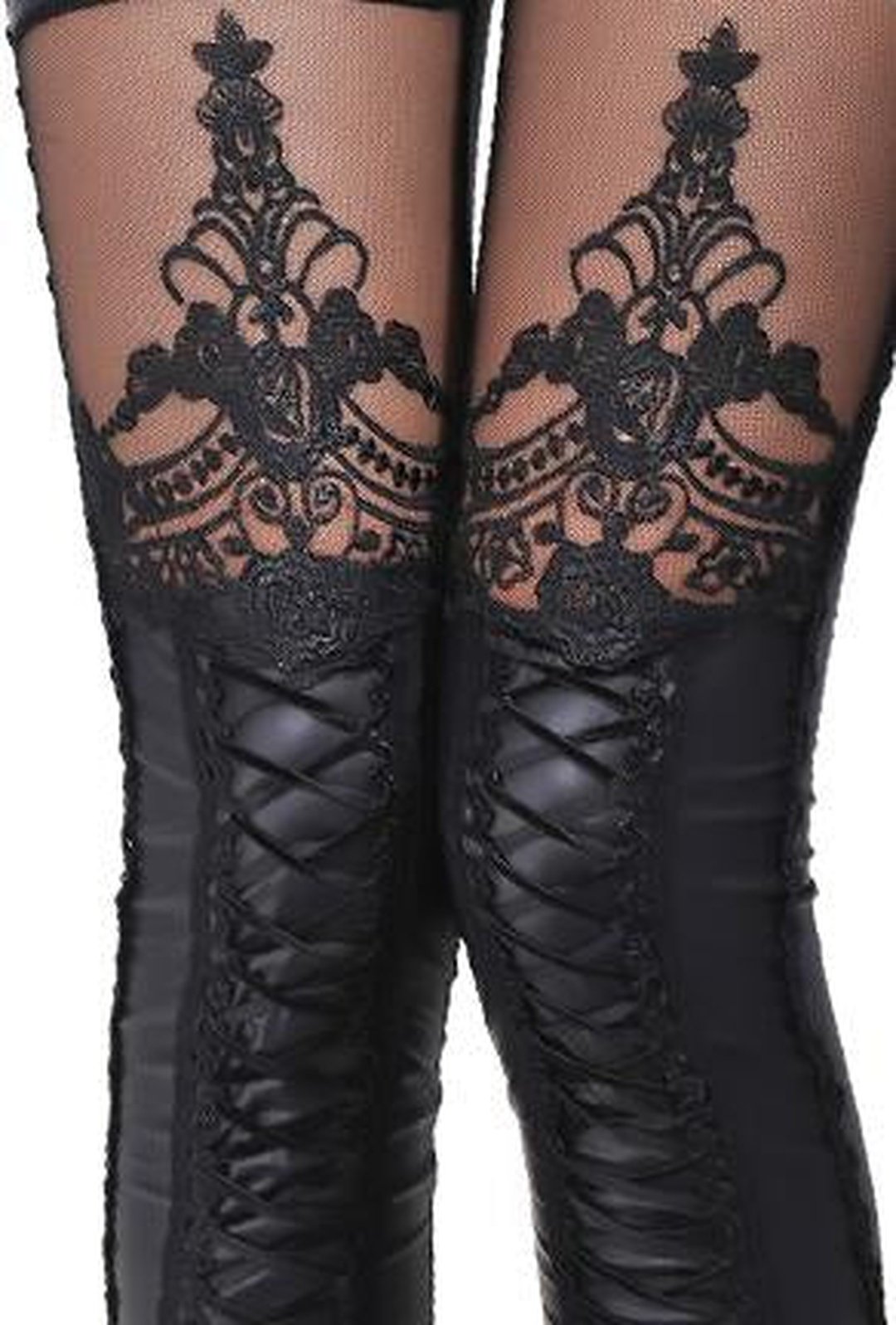 MADONNA - LEGGINGS DE ENCAJE TAT