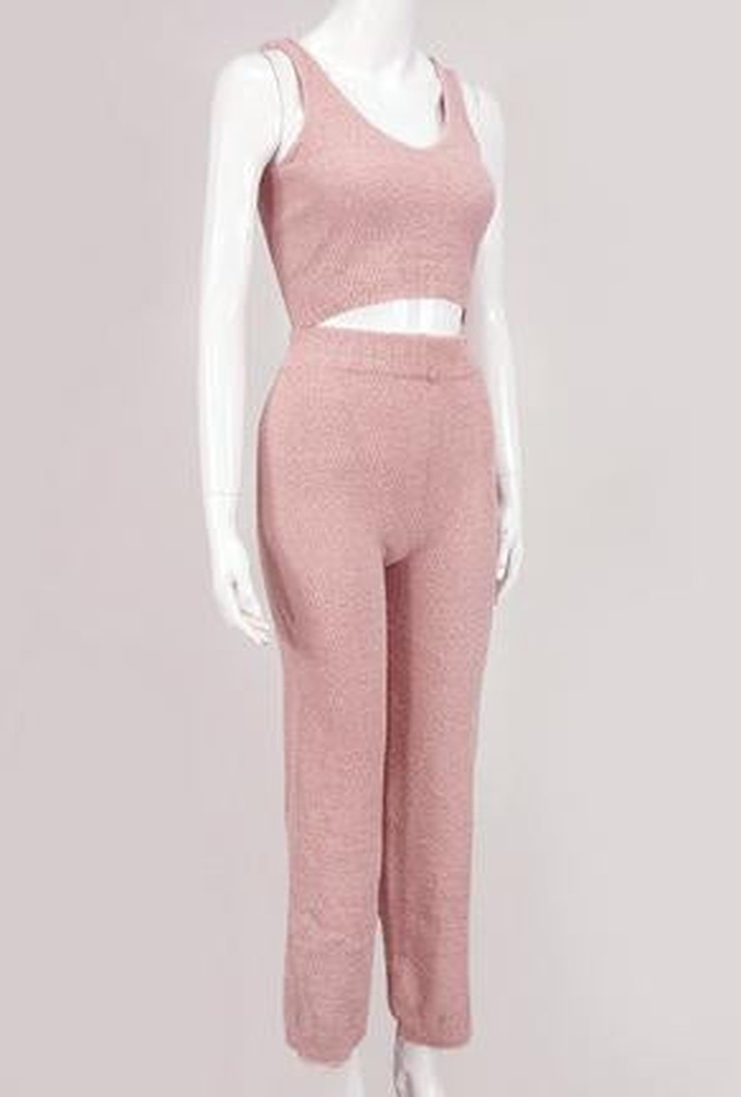 MANDY - SET DI PANTALONI IN PILE 2 PEZZI