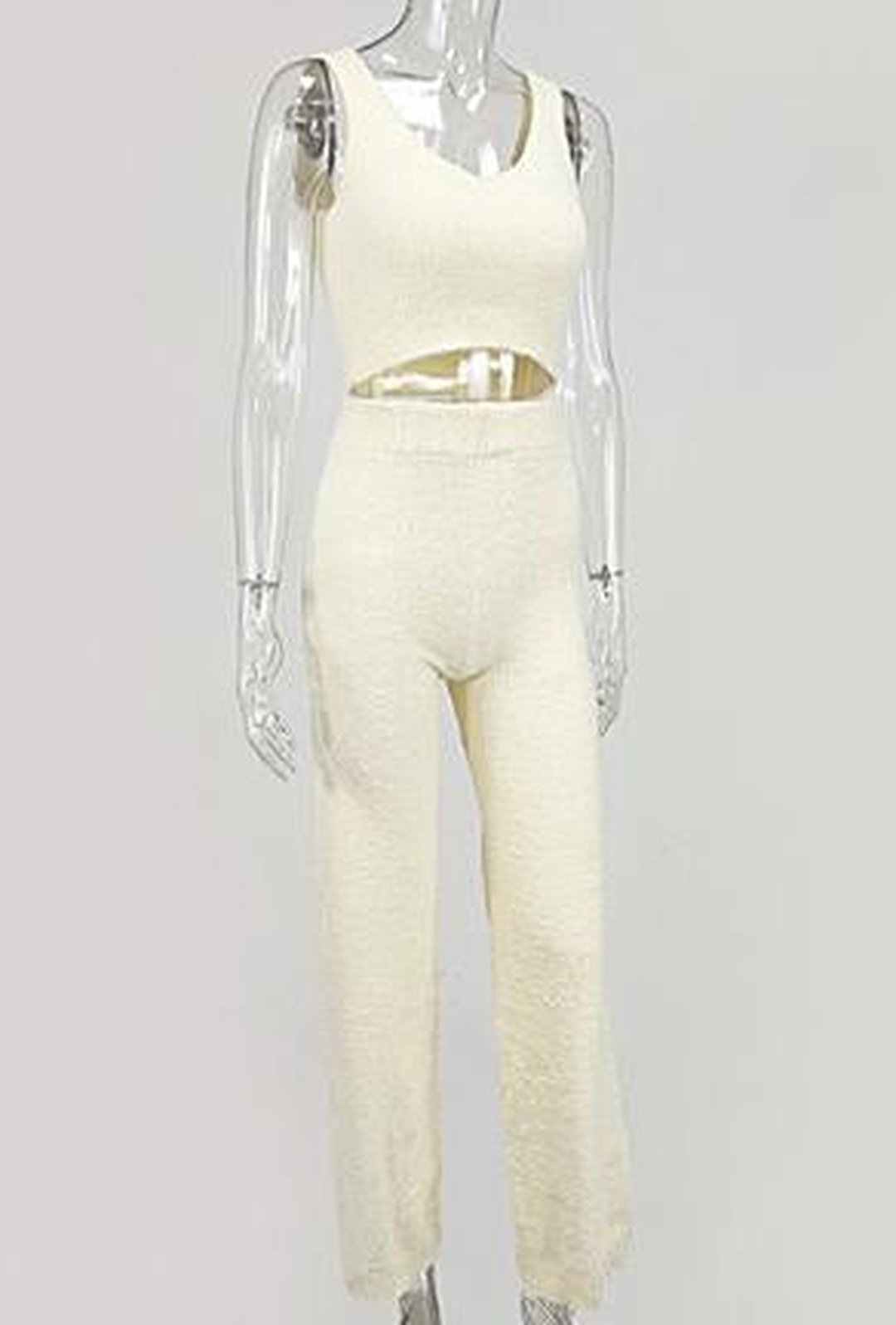 MANDY - SET DI PANTALONI IN PILE 2 PEZZI