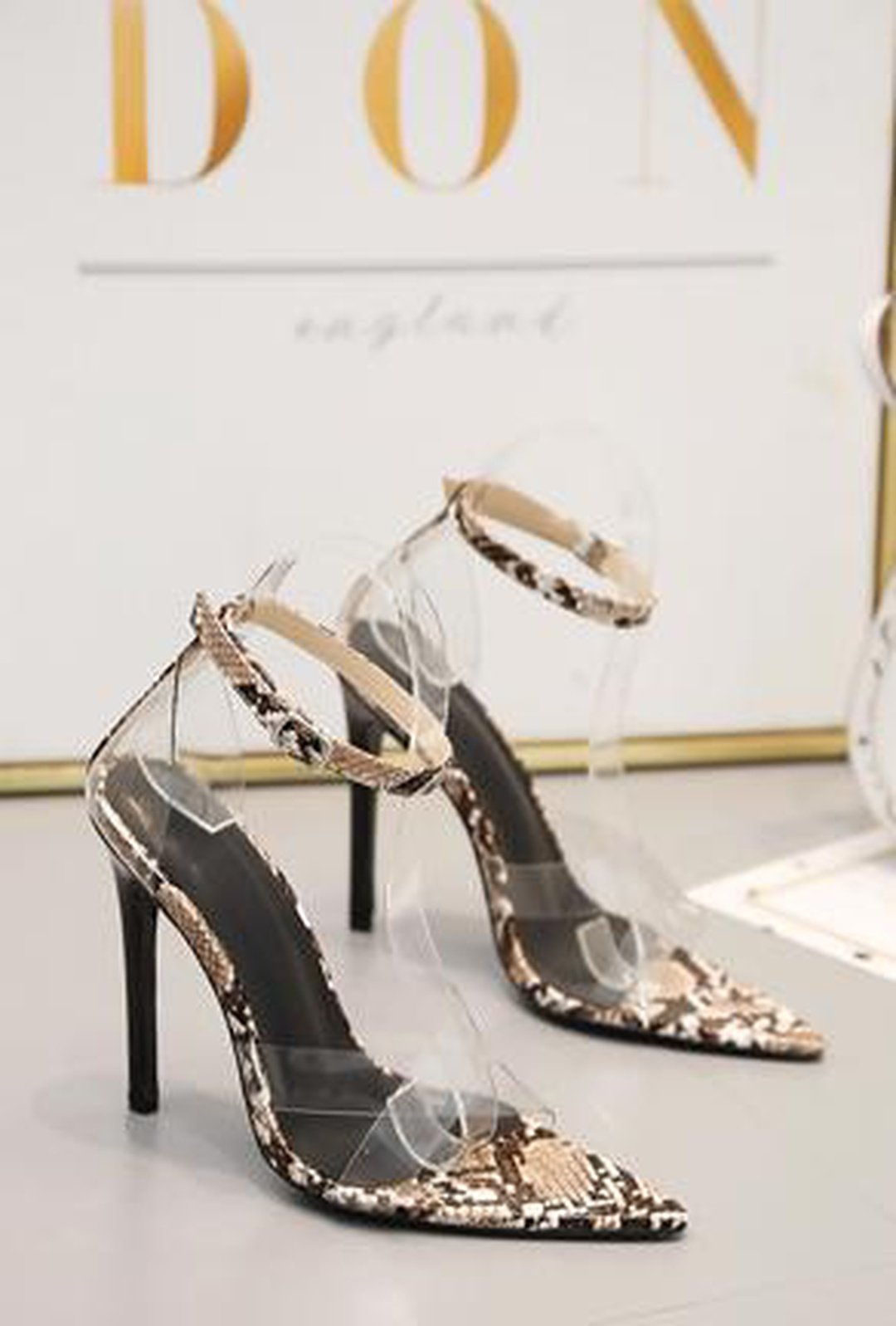 MARCY - TRANSPARENT SANDALS