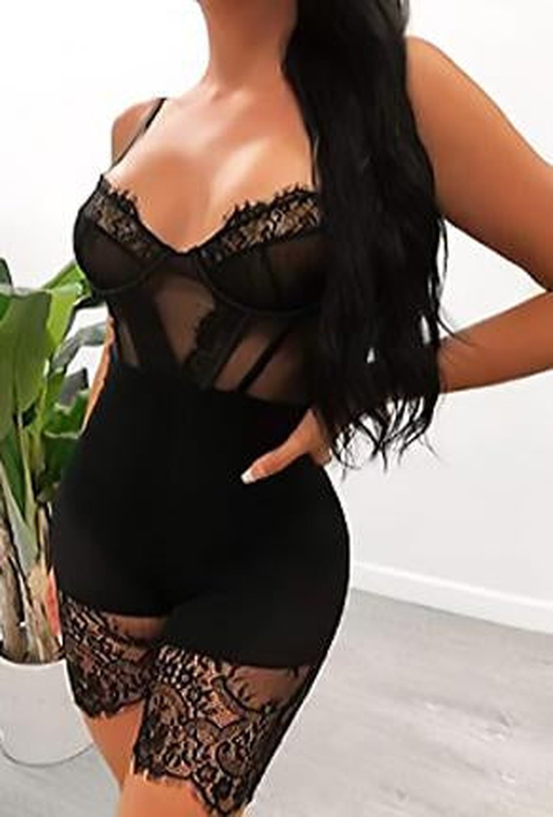 PAMELA - BODY BIKER DE ENCAJE