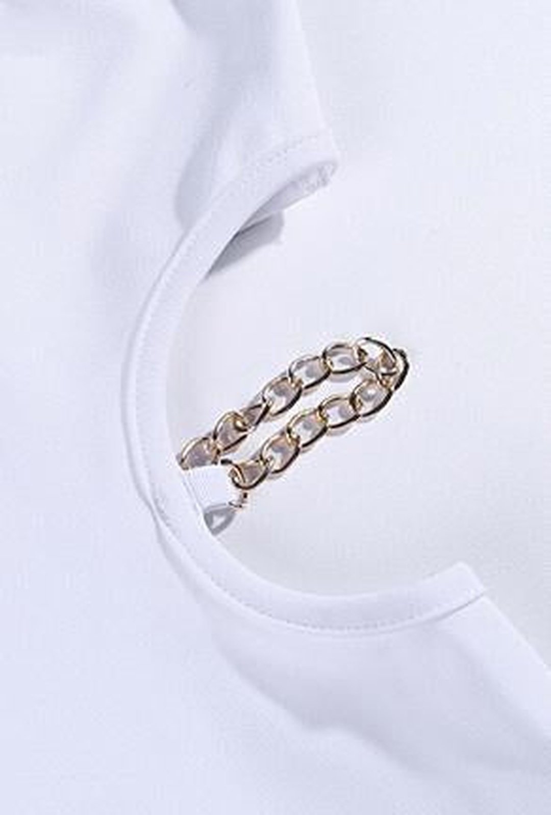 PRESCILL - CHAIN CUTOUT DRESS