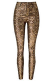 RESE - GOLD PYTHON PRINT JEANS
