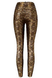 RESE - GOLD PYTHON PRINT JEANS