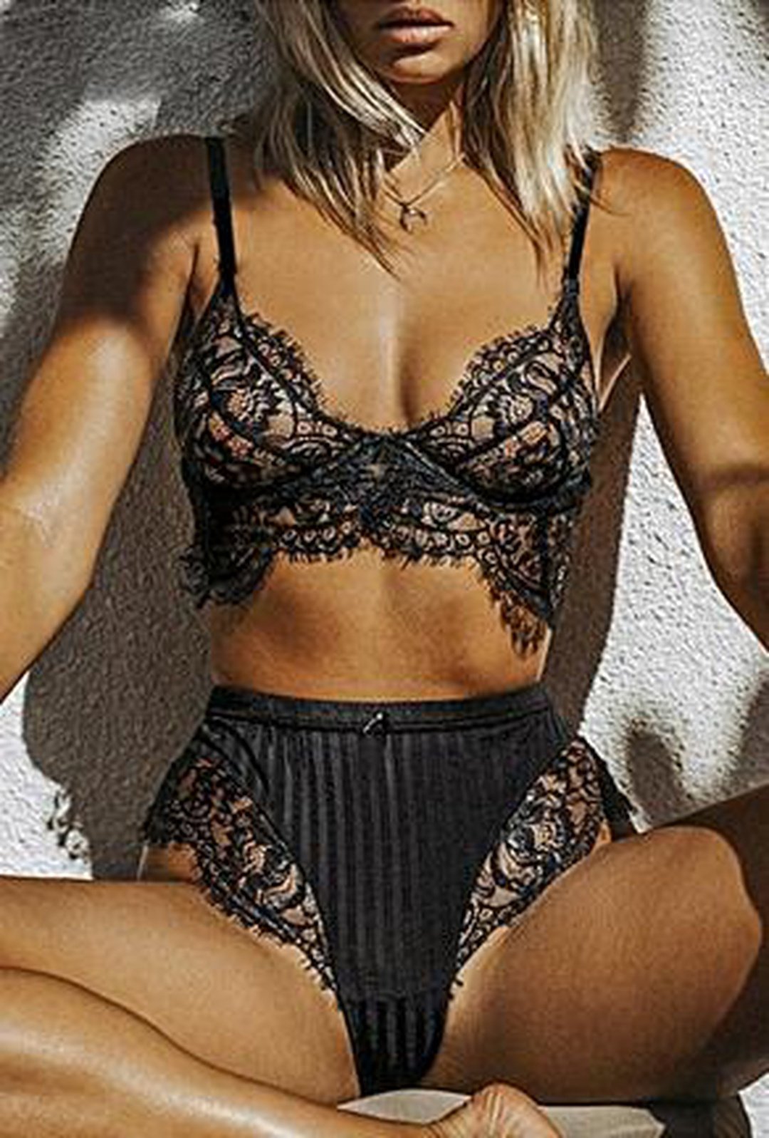 REKA - LACE KNICKERS LINGERIE 2 PIECE