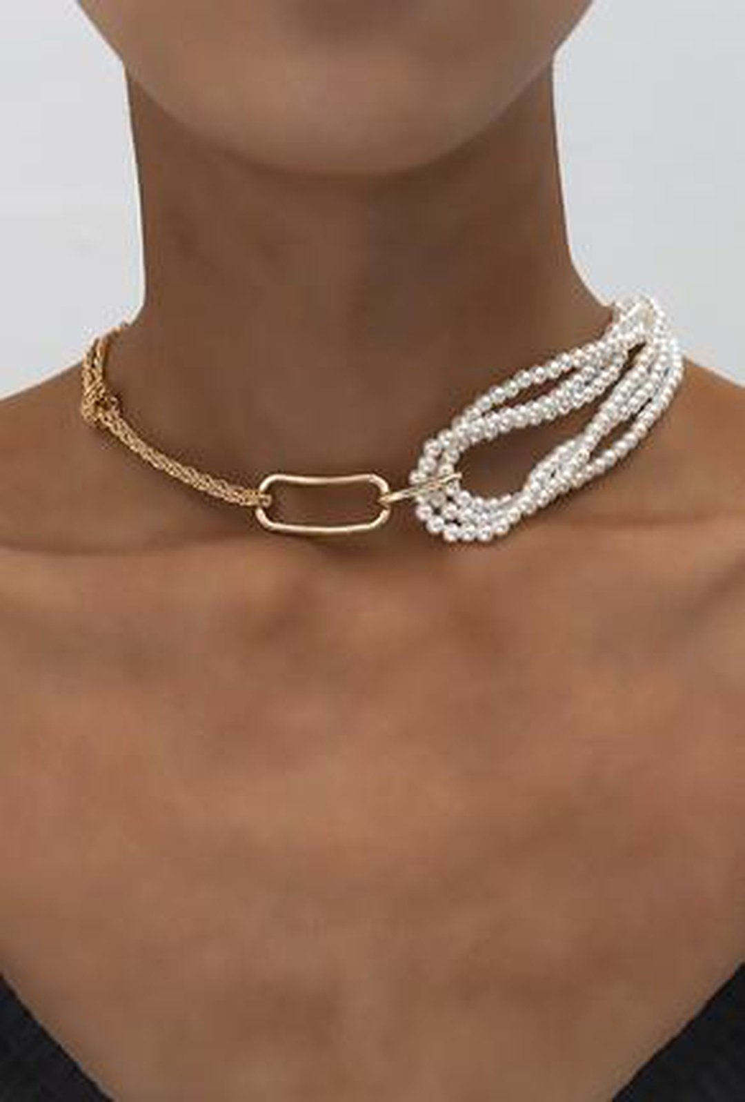 SACHA - PEARL & ROPE NECKLACE