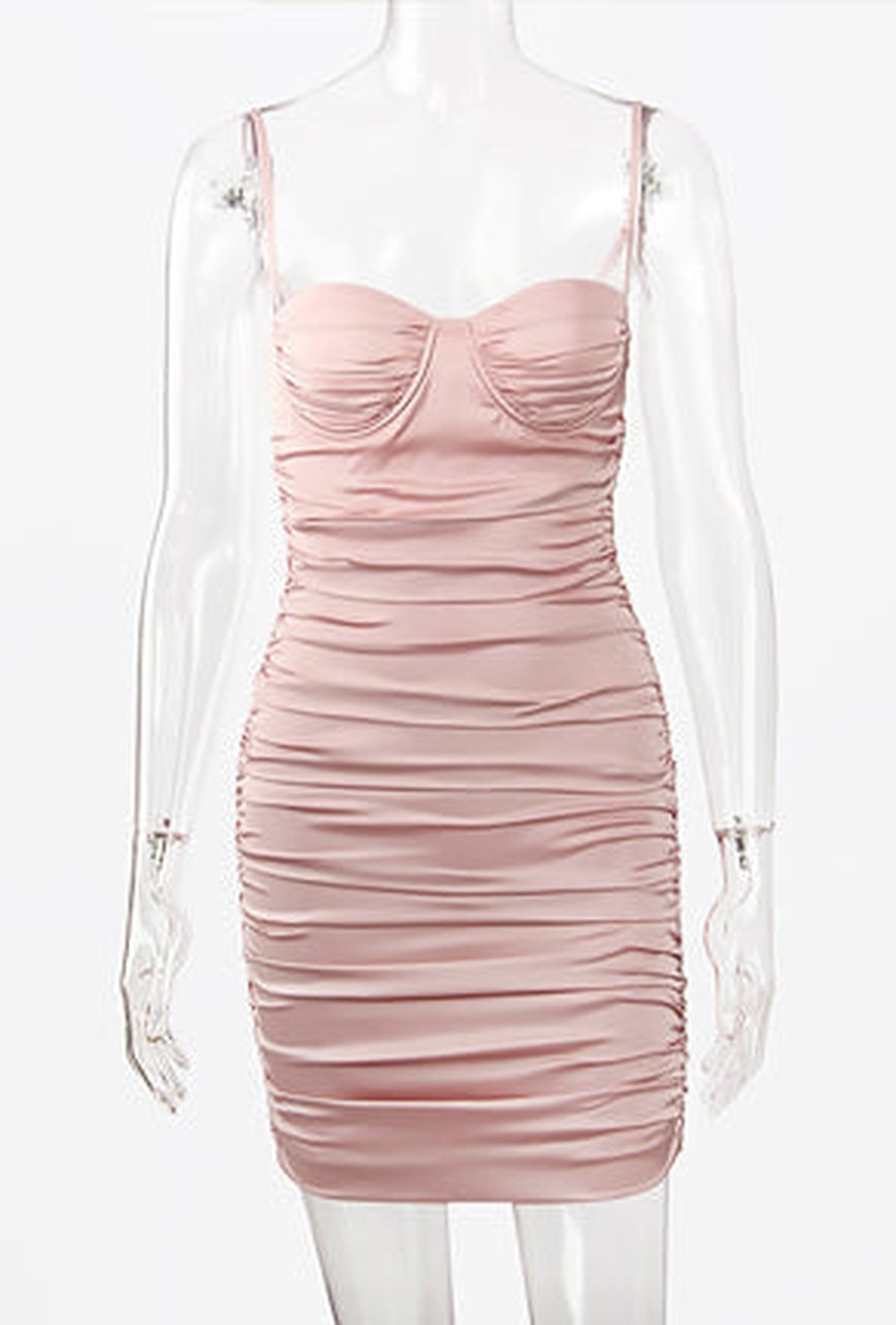 SHANNI - RUCHED MINI DRESS