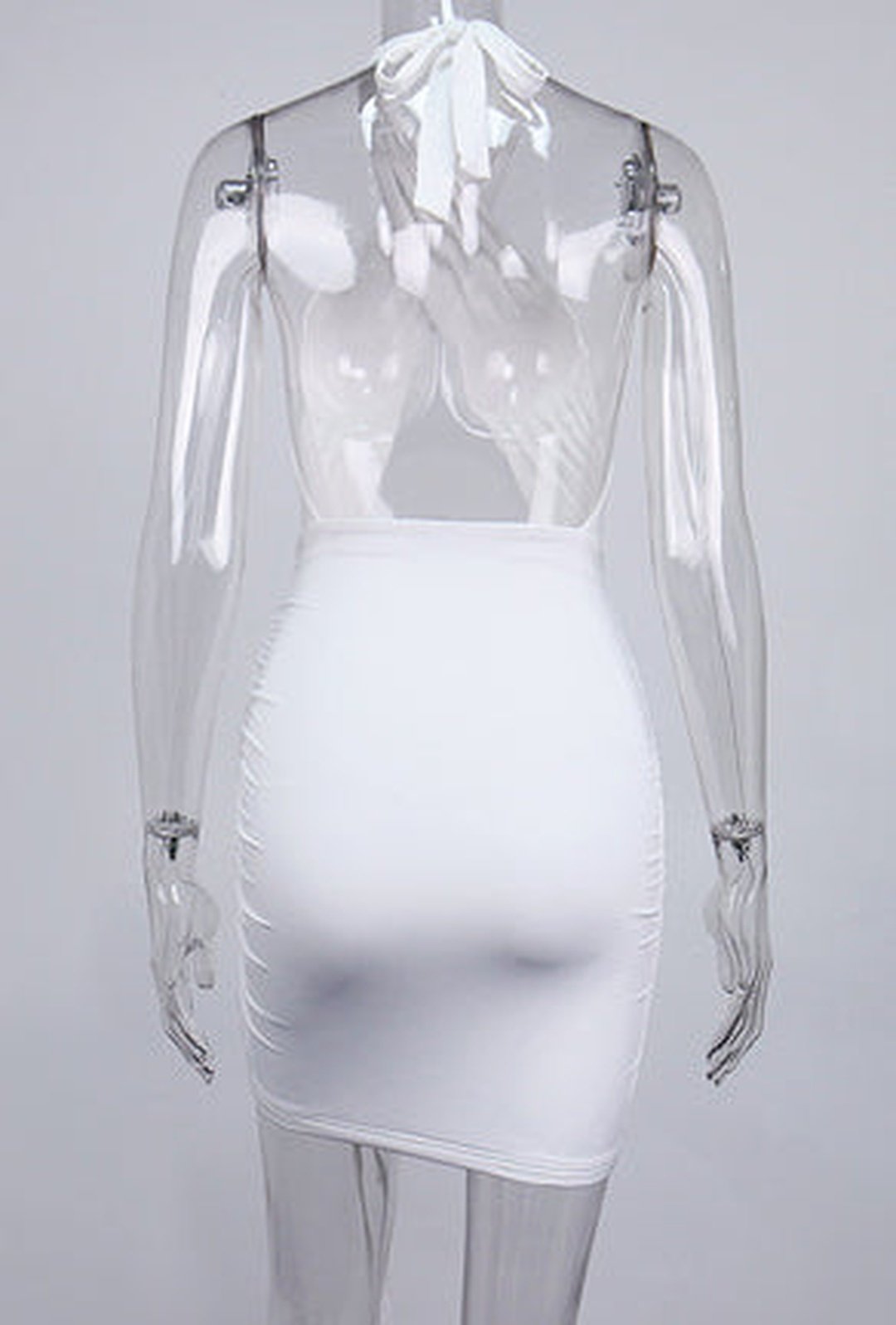 SHELIA - RUCHED CRISS CROSS DRESS