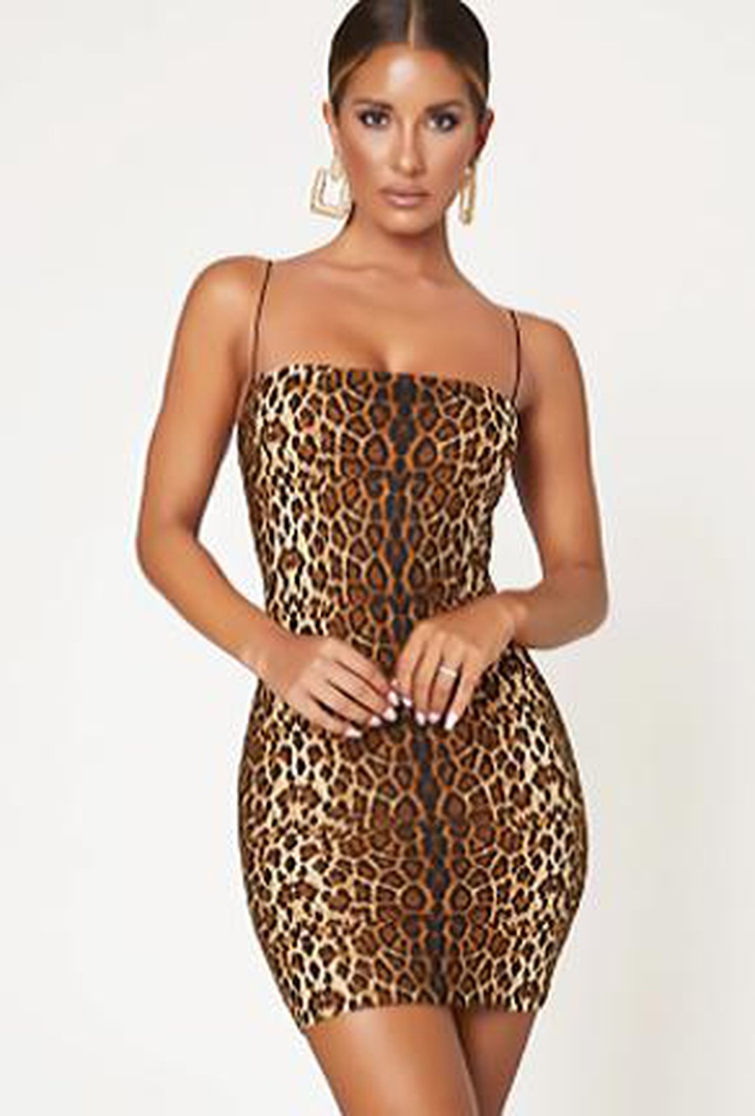 TESSA - ABITO CON STAMPA ANIMALIER