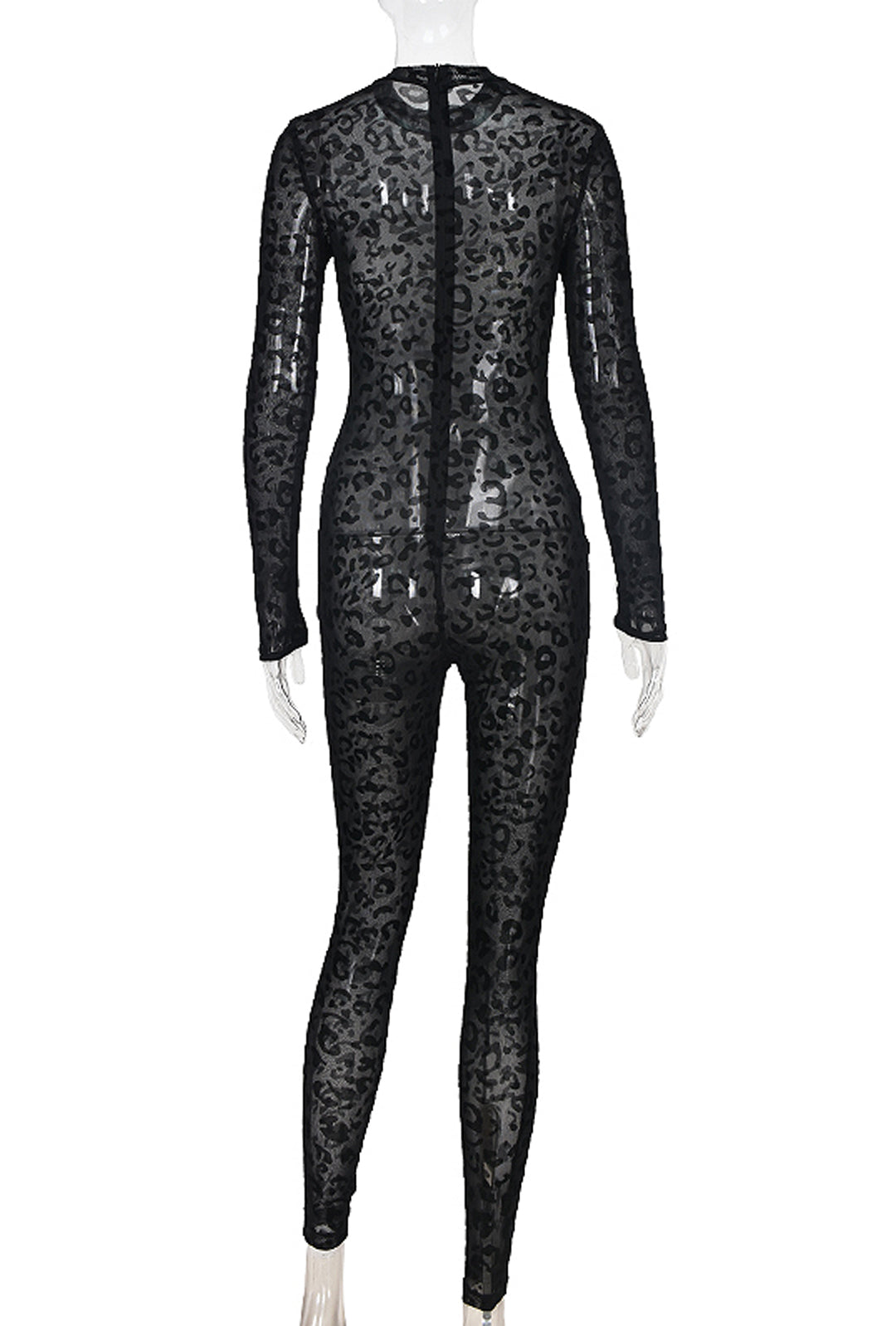 TIGRA - SHEER LEOPARD PRINT BODYSUIT