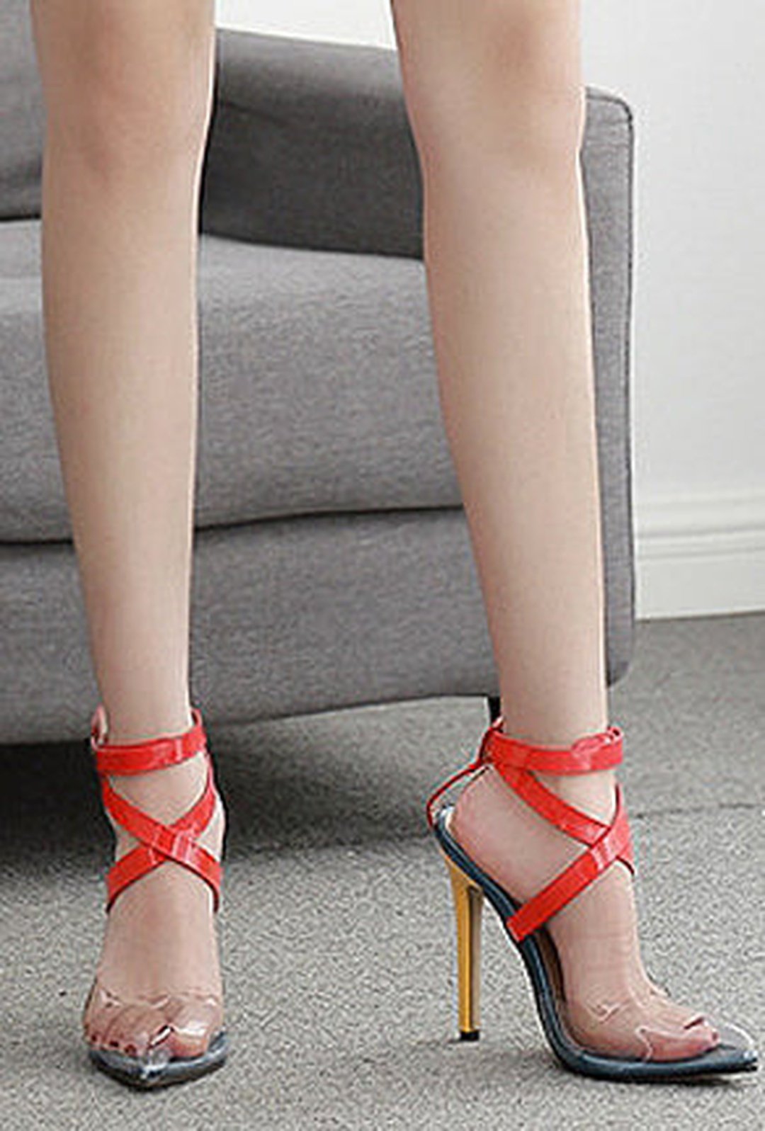 TYARRA - STRAP UP SANDAL HEELS